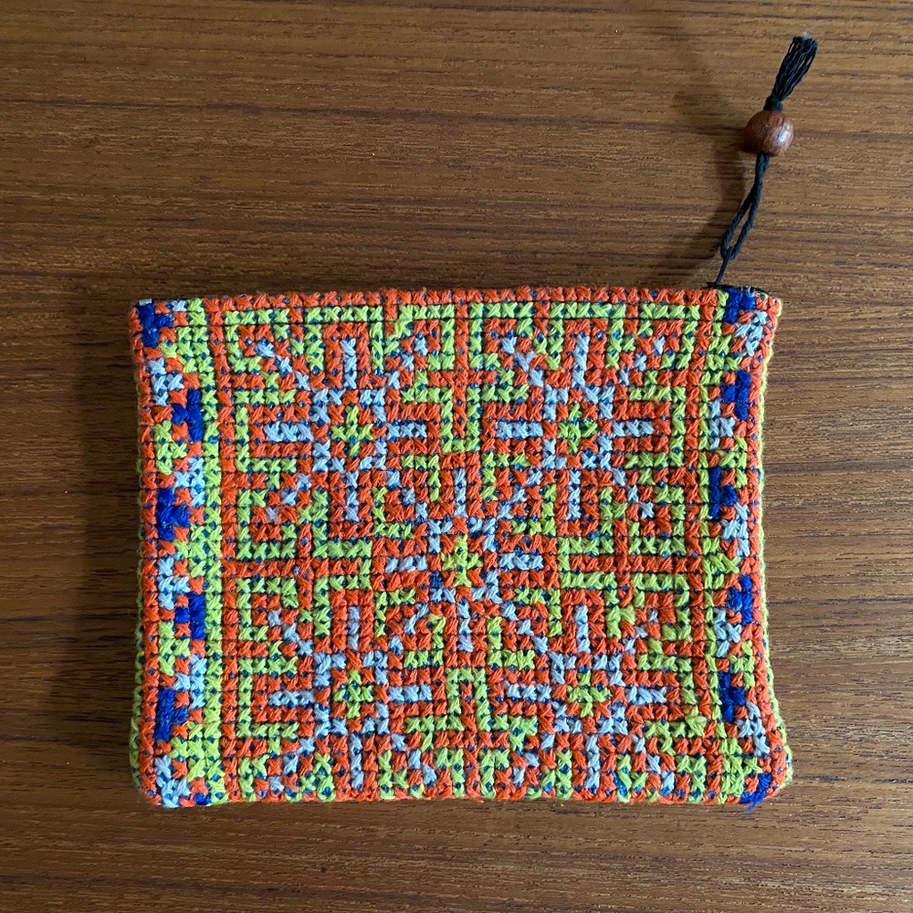 Hand embroidered Pouch